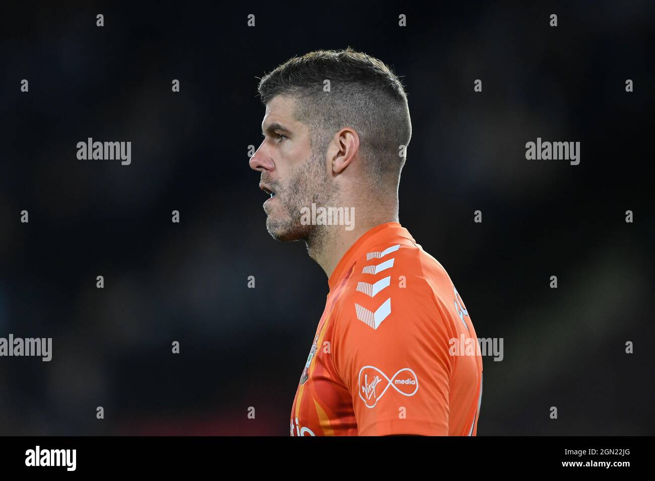 Fraser Forster #44 de Southampton pendant le match Banque D'Images