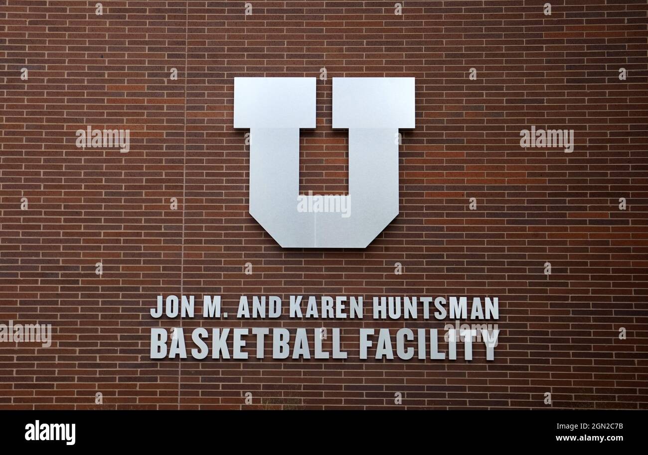 Vue générale de l'installation de basketball Jon M. & Karen Huntsman sur le campus de l'Université de l'Utah, le samedi 18 septembre 2021, à Salt Lake City Banque D'Images