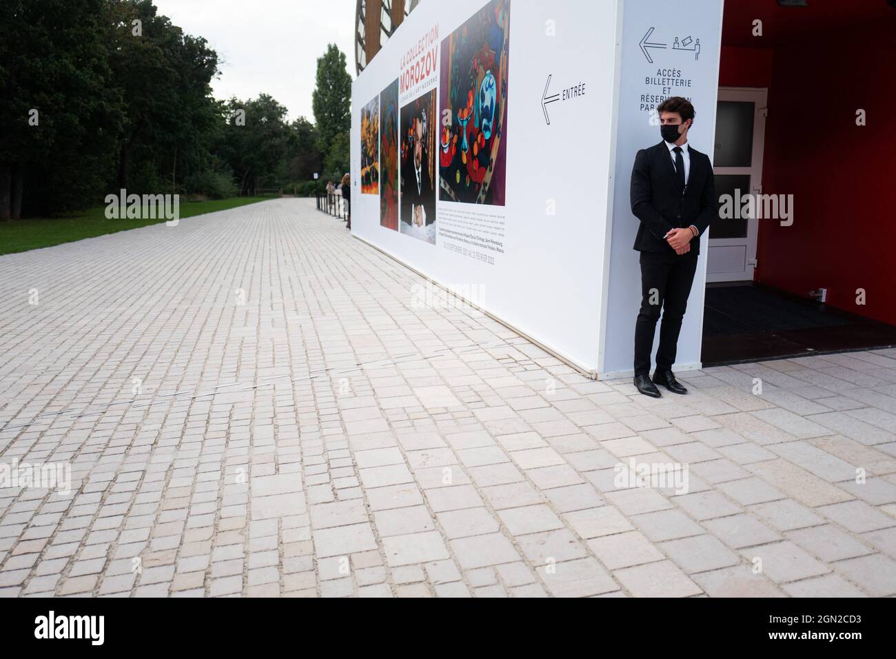 Paris, France, le 21 septembre 2021. Exposition lors de l'ouverture de l'exposition "la collection Morozov, les icônes de l'art moderne" à la Fondation Louis Vuitton à Paris, France, le 21 septembre 2021. Photo par Romain Gaillard/Pool/ABACAPRESS.COM Banque D'Images