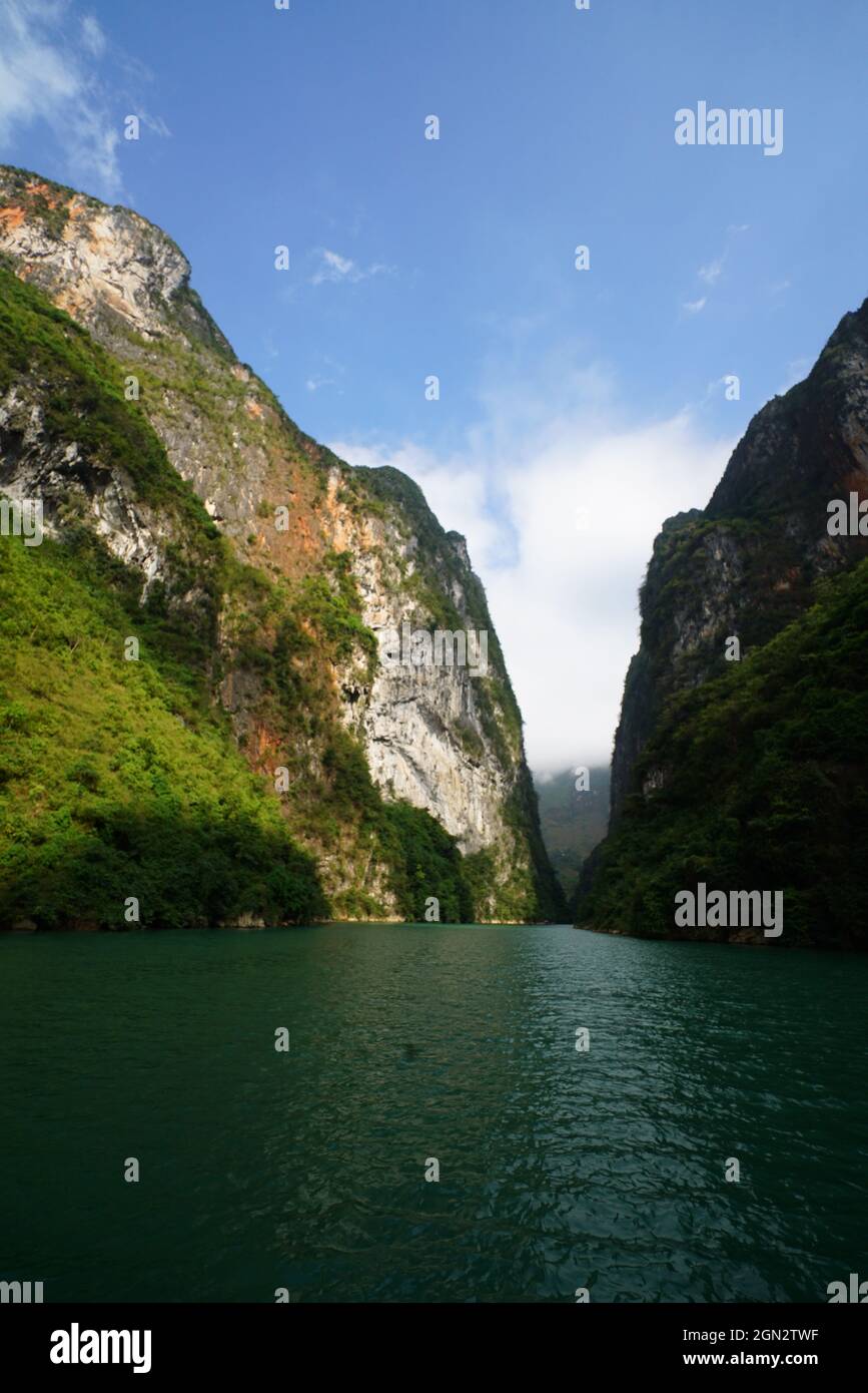 Rivière NHO que dans la province de Ha Giang, au nord du Vietnam Banque D'Images