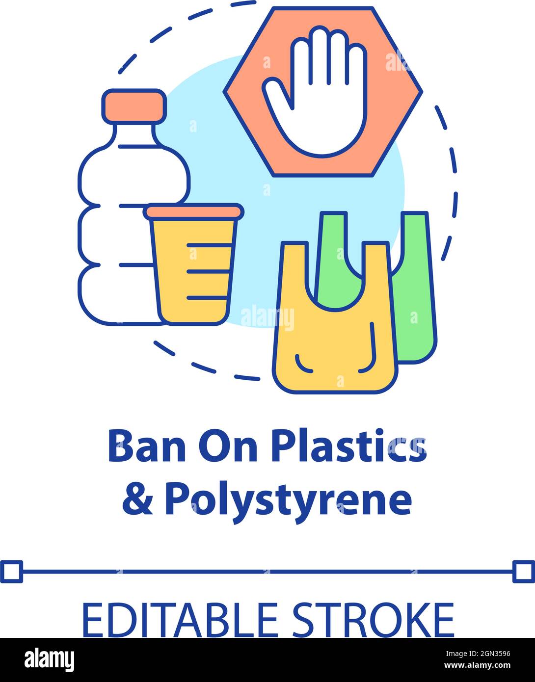 Symbole du recyclage des plastiques Banque d'images détourées - Alamy