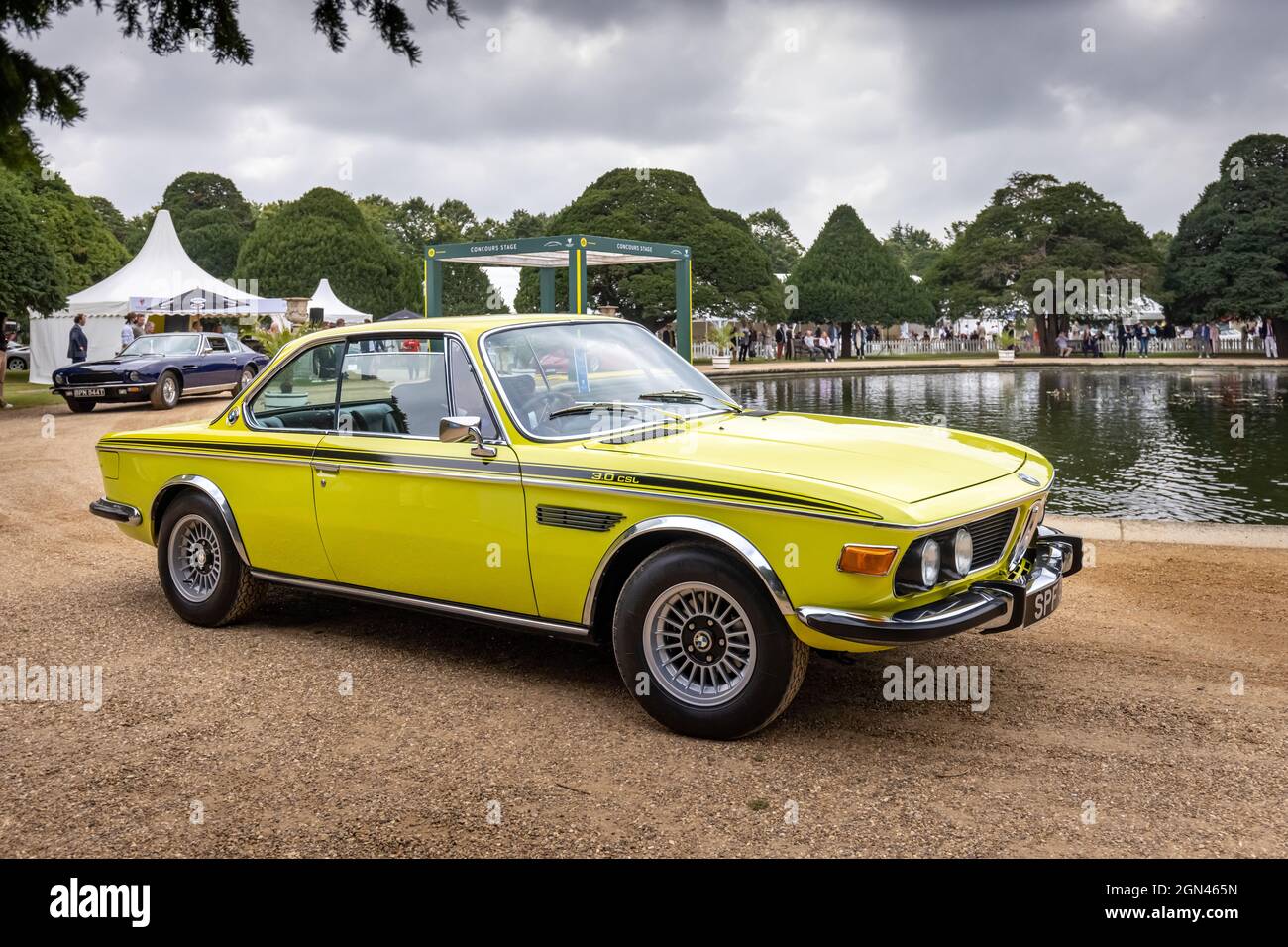 1973 BMW 3.0 CSL, Concours of Elegance 2021, Hampton court Palace, Londres, Royaume-Uni Banque D'Images