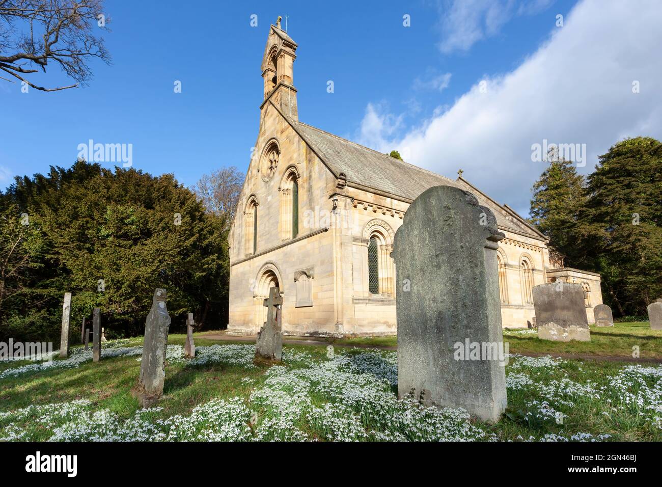 Howick Hall Church, Northumberland, Royaume-Uni Banque D'Images