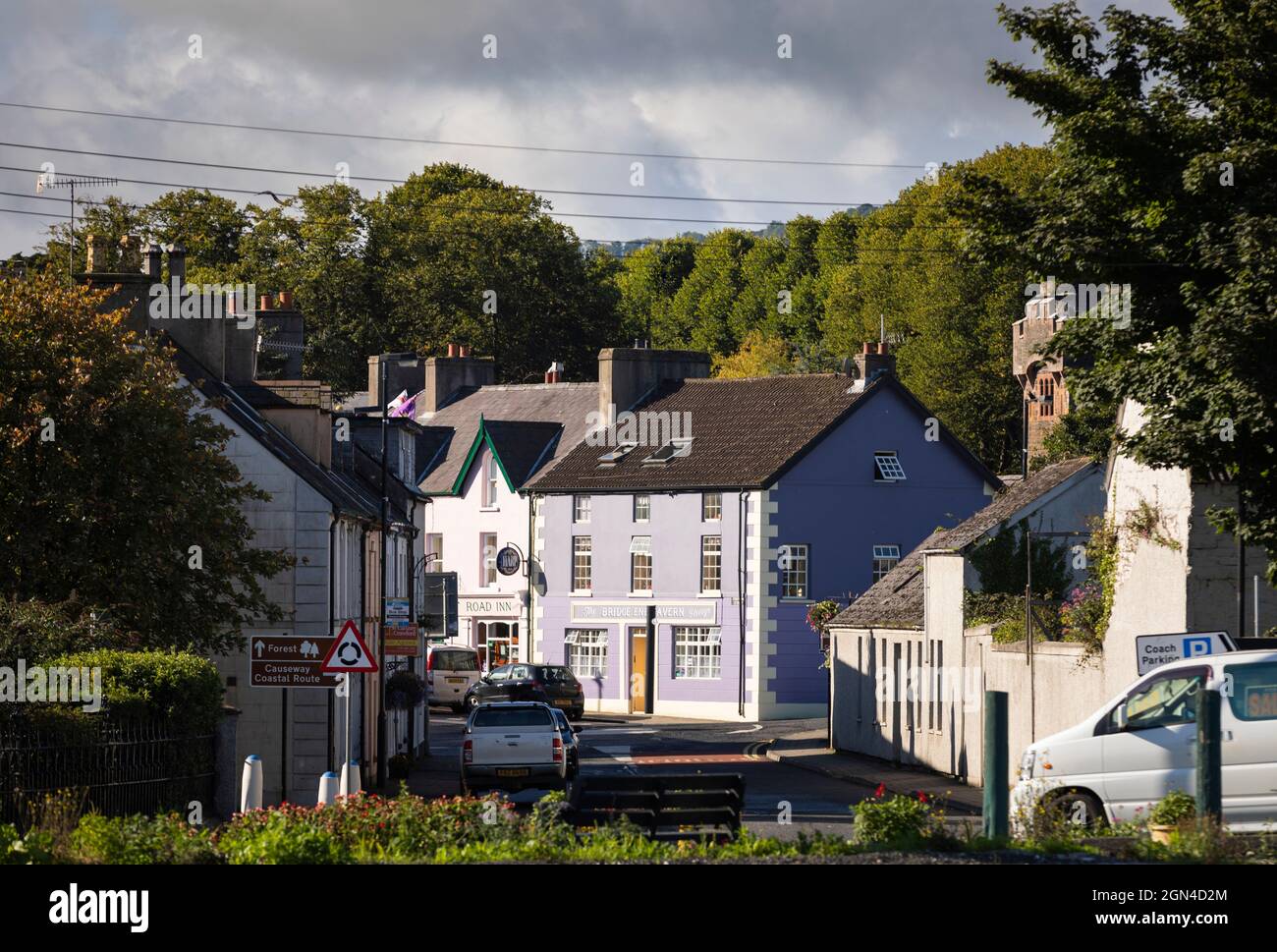 Glenarm, Co. Antrim, Irlande du Nord Banque D'Images