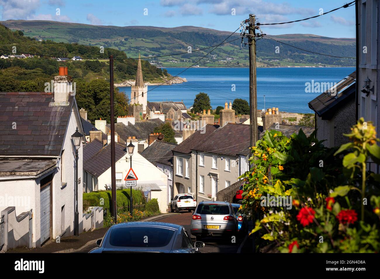 Glenarm, Co. Antrim, Irlande du Nord Banque D'Images
