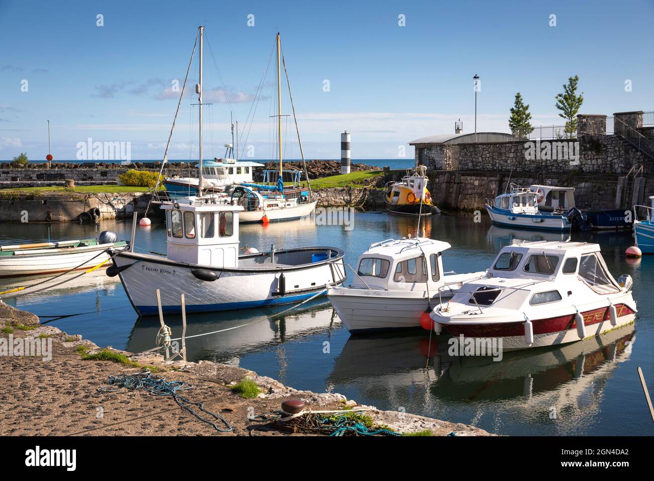 Carnlough, Co. Antrim, Irlande du Nord Banque D'Images