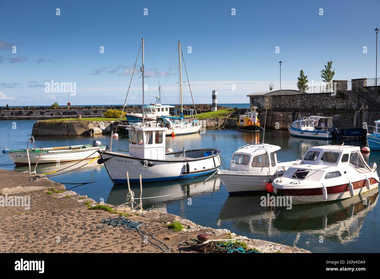 Carnlough, Co. Antrim, Irlande du Nord Banque D'Images