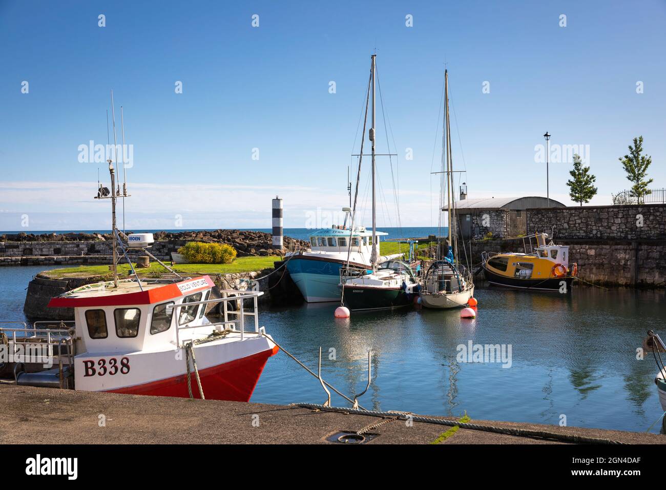 Carnlough, Co. Antrim, Irlande du Nord Banque D'Images