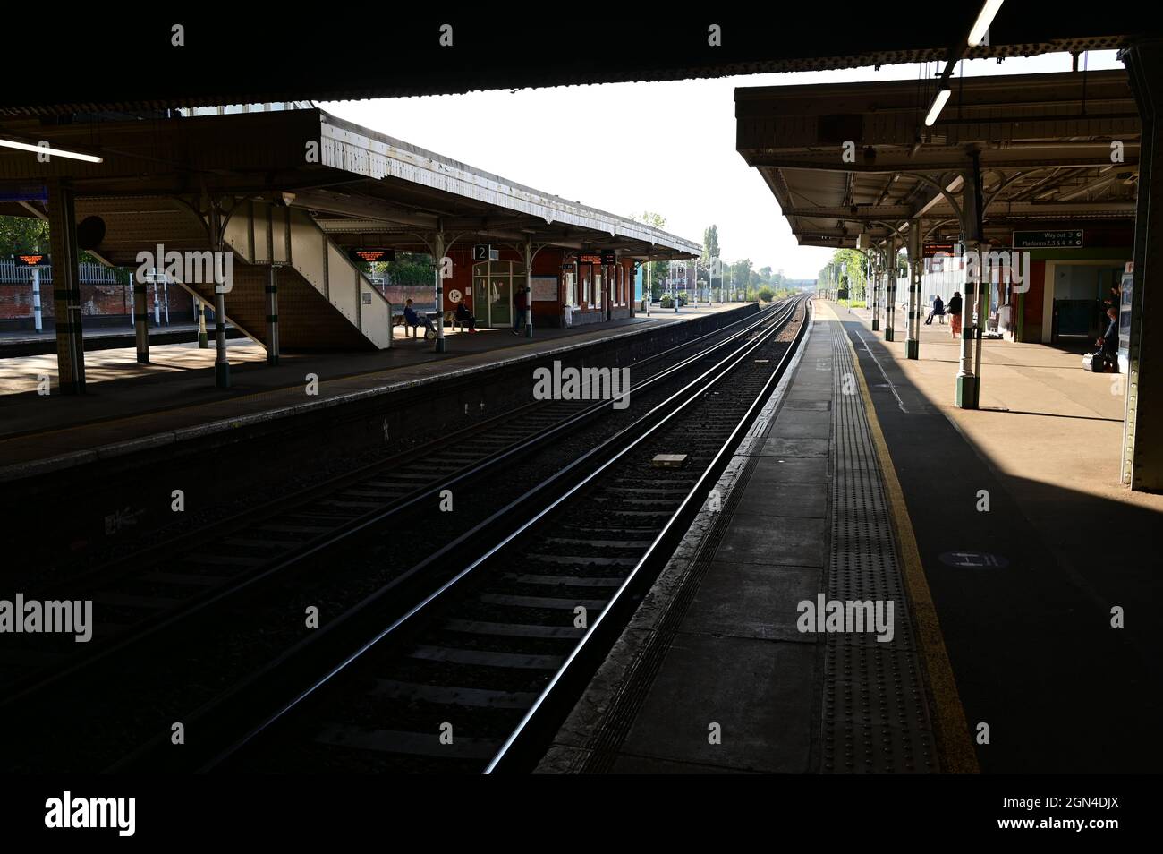 Gare de Horley. Banque D'Images