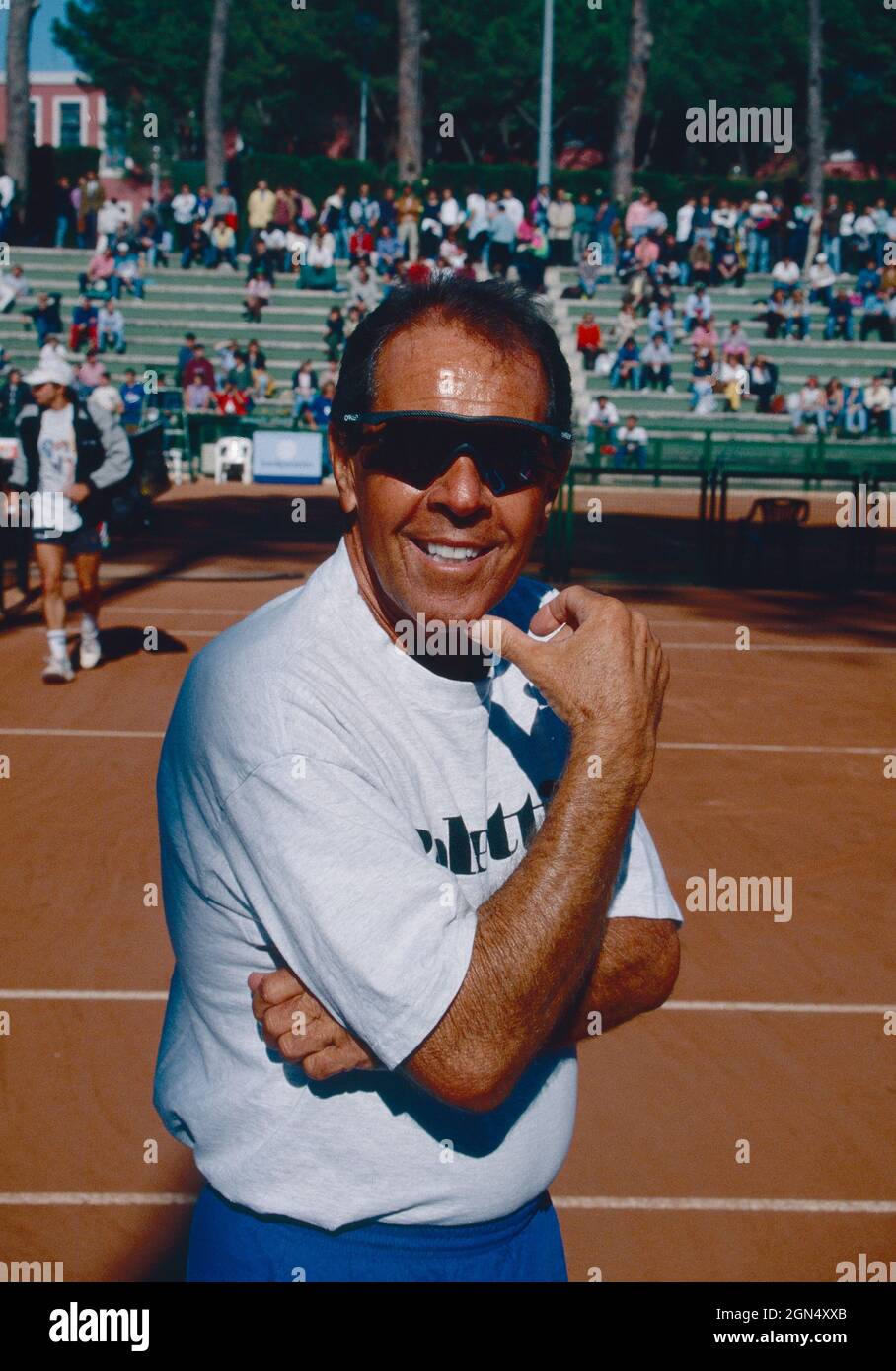 Nick Bollettieri, entraîneur américain de tennis, années 1990 Banque D'Images