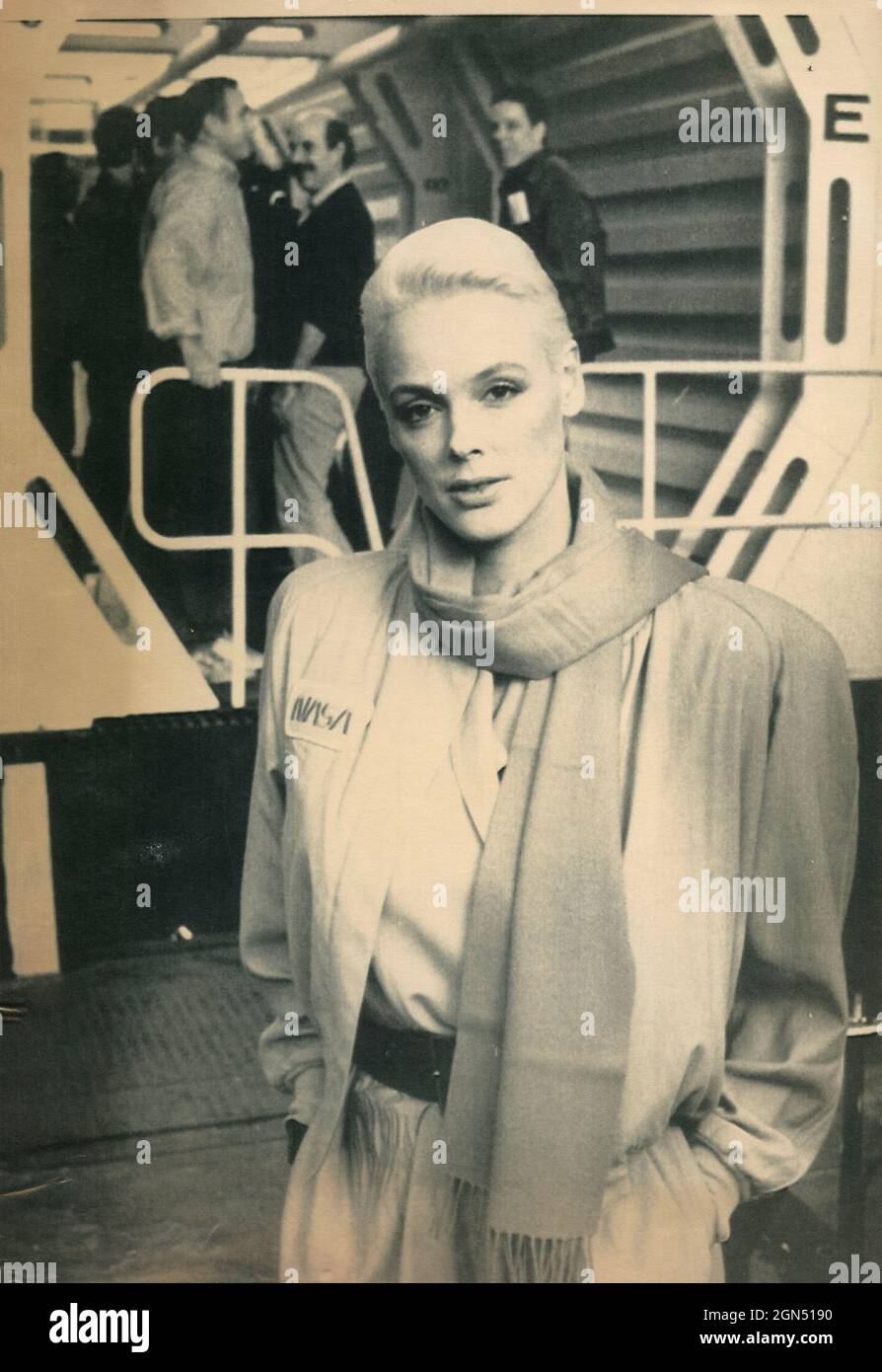 L'actrice danoise Brigitte Nielsen, 1989 Banque D'Images