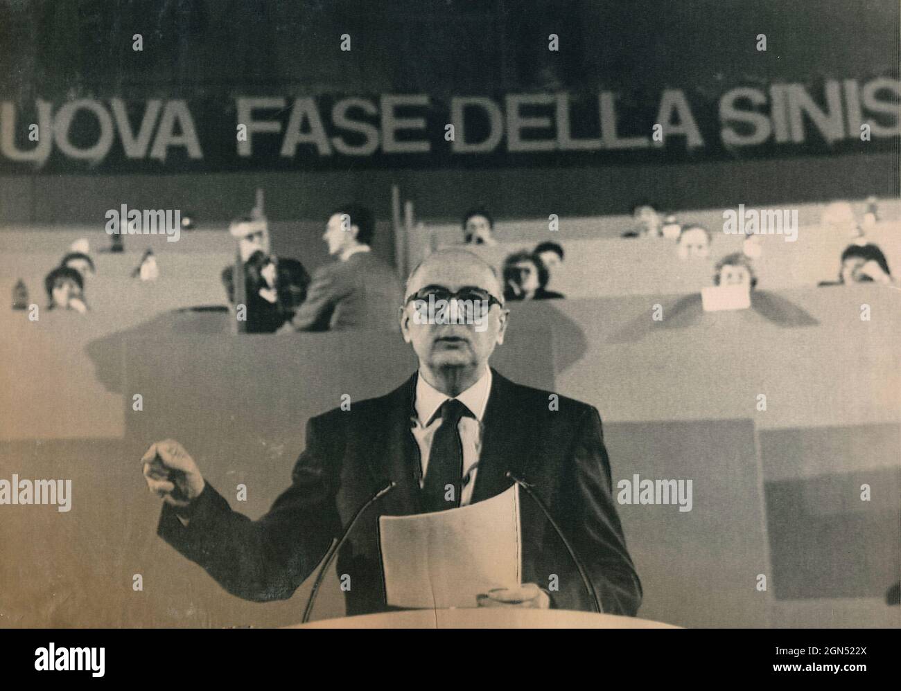 Homme politique italien Giorgio Napolitano, 1989 Banque D'Images