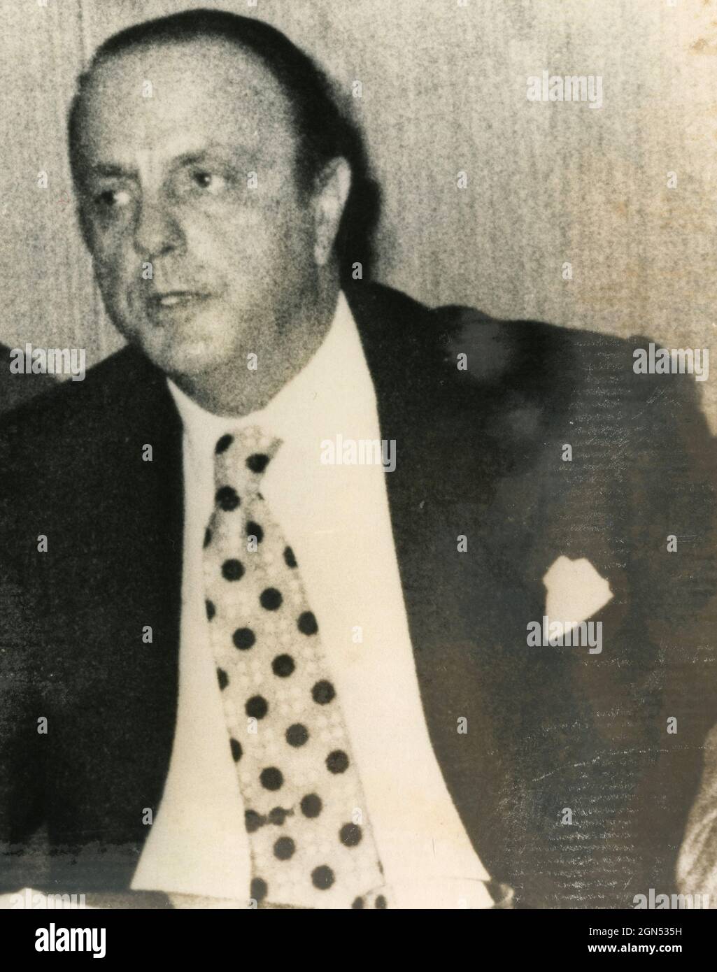 Homme politique espagnol Manuel Fraga Iribarne, années 1970 Banque D'Images