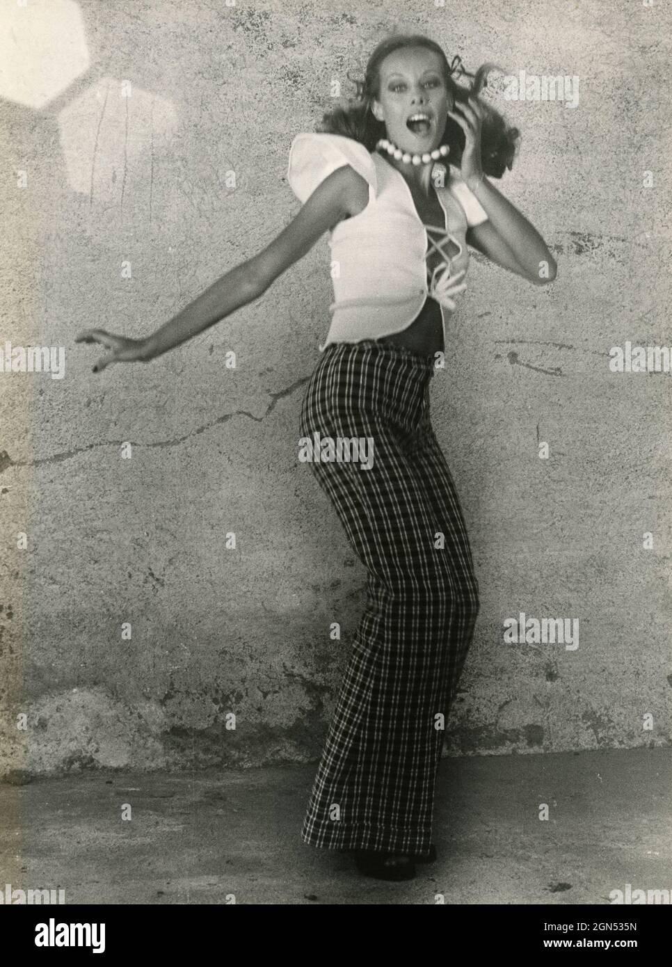 Actrice Catherine Diamant, années 1970 Banque D'Images
