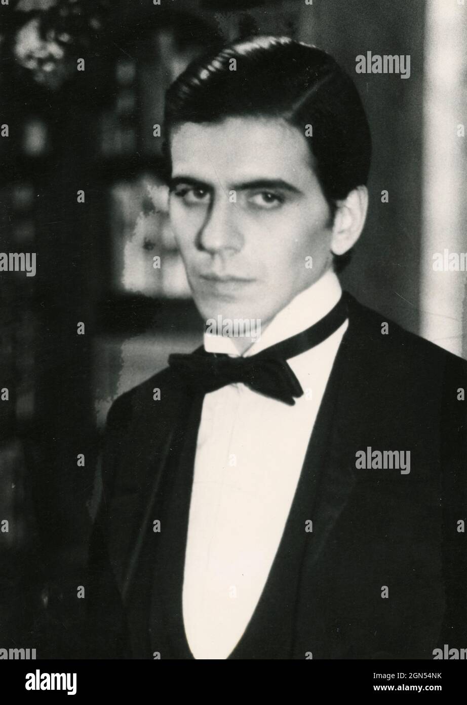 Acteur italien Stefano Santospago, années 1980 Banque D'Images