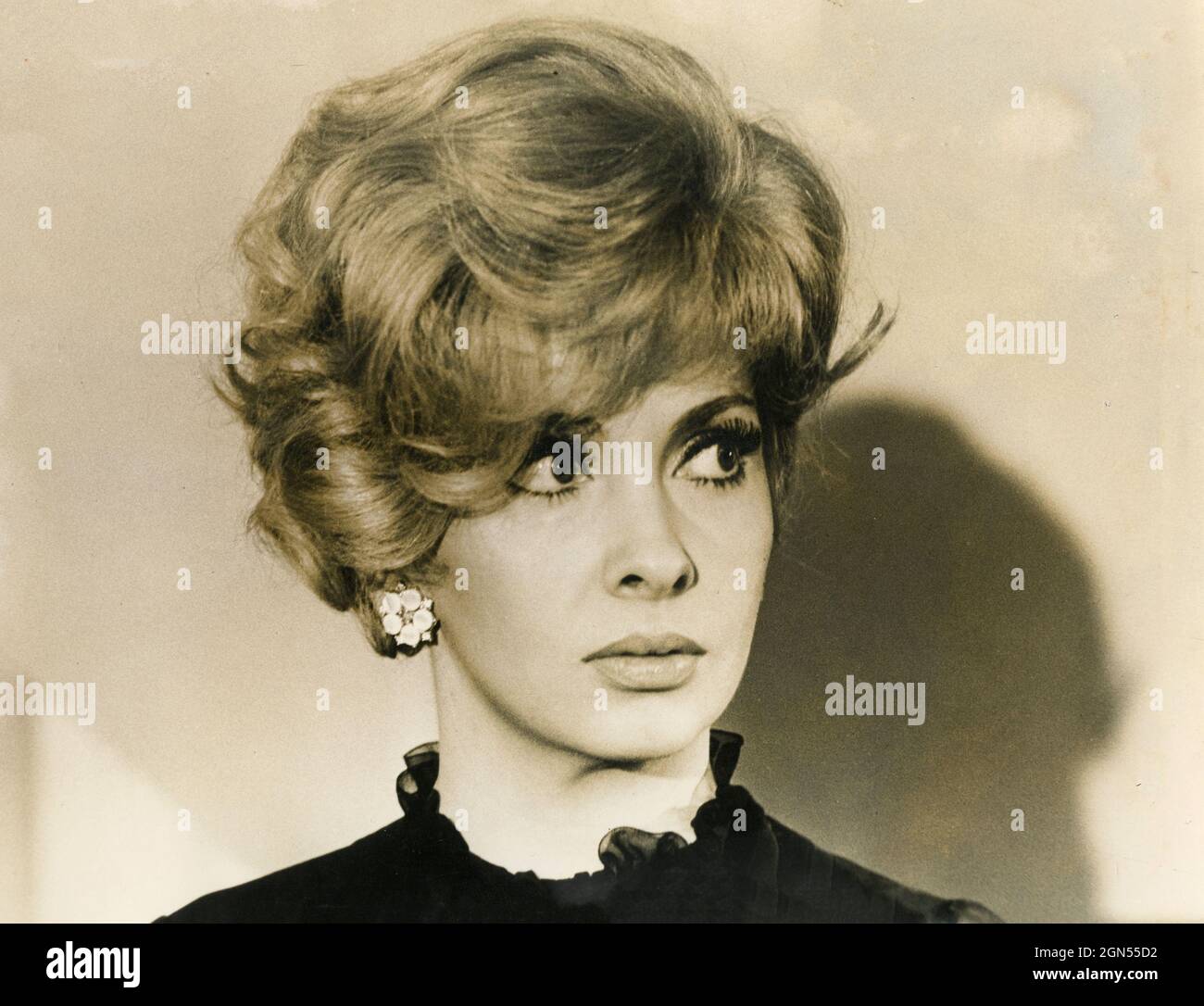 L'actrice italienne Gina Lollobrigida, années 1980 Banque D'Images