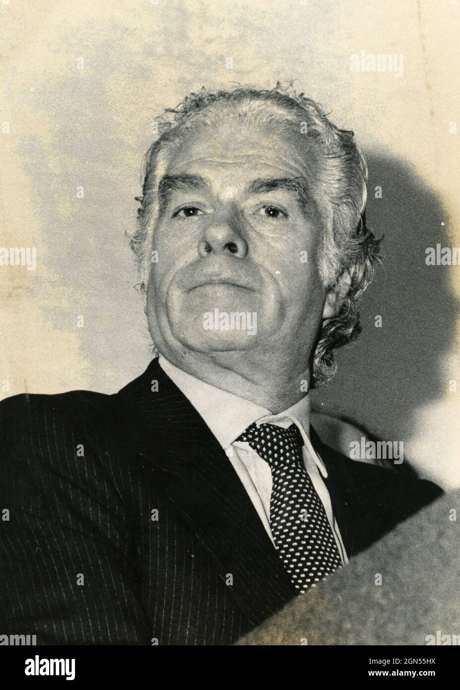 Le directeur de l'Opéra et du théâtre italien Giorgio Strehler, années 1980 Banque D'Images