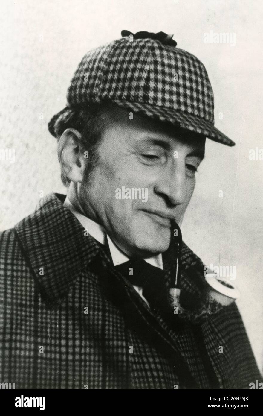 Acteur, réalisateur et producteur américain George C. Scott, années 1980 Banque D'Images