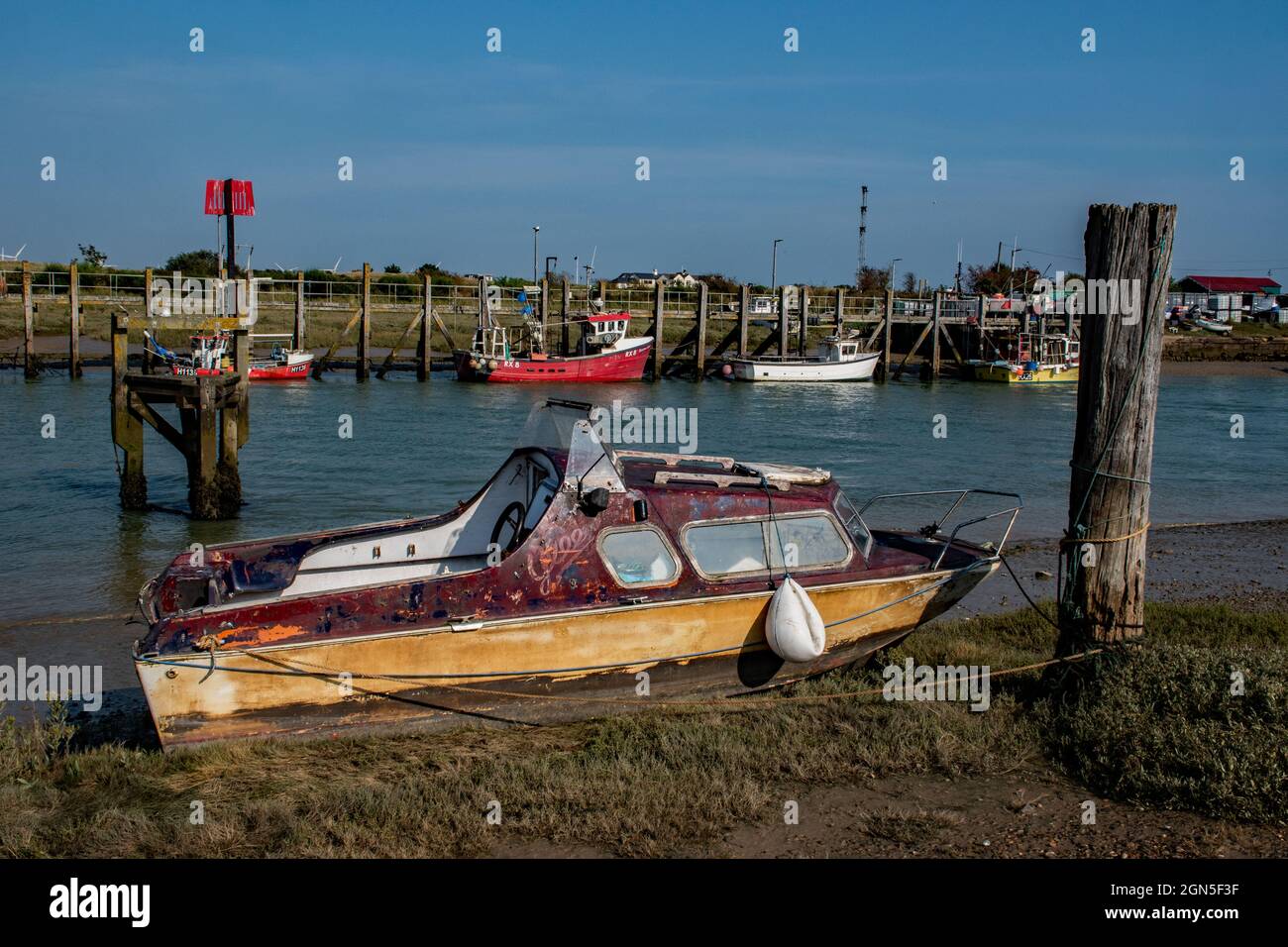 Rye nature Reserve, East Sussex, Royaume-Uni. Banque D'Images