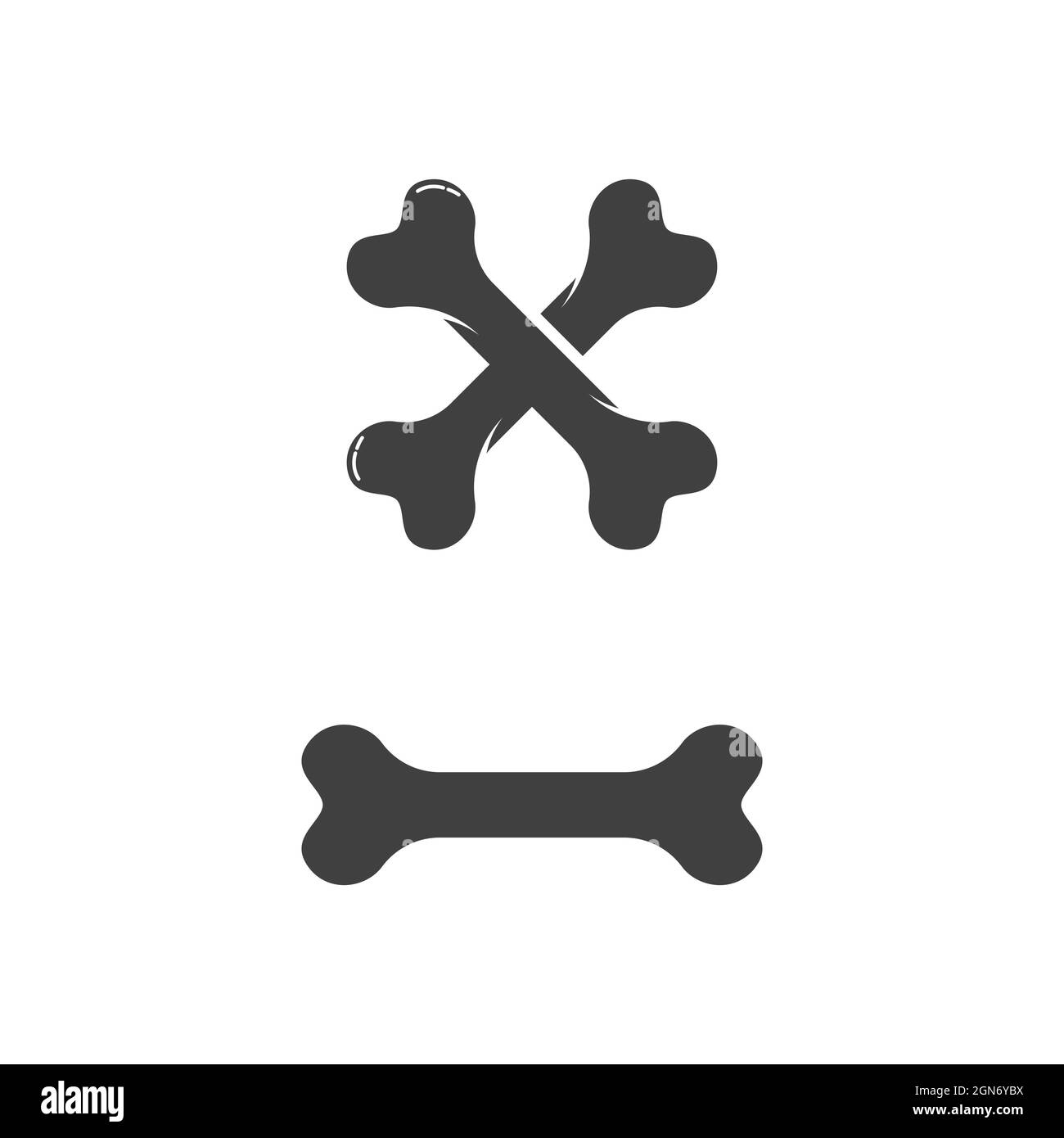 Modèle d'illustration de conception d'icône de vecteur orthopédique Banque D'Images