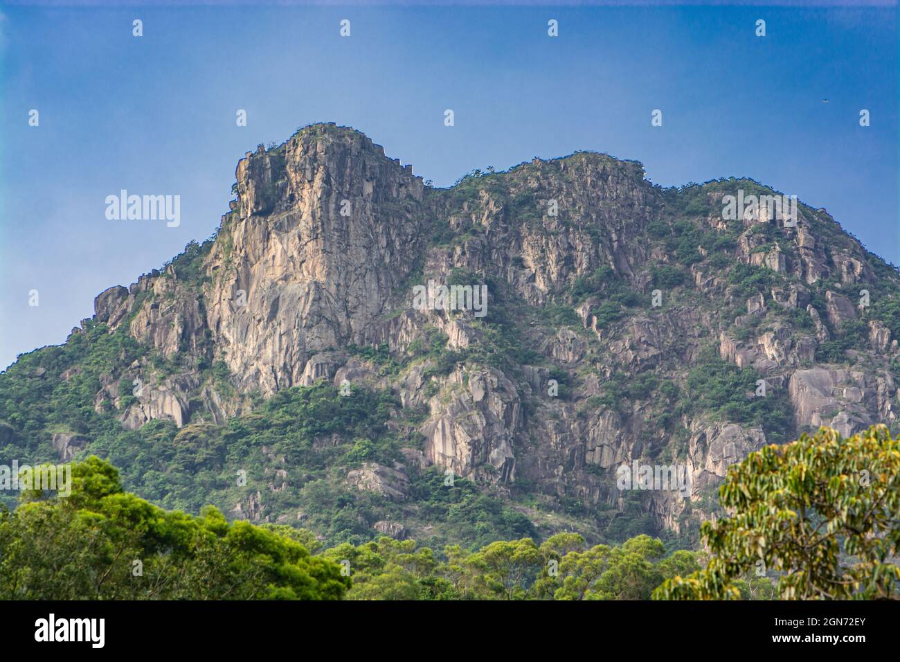 Lion Rock de Hong Kong Banque D'Images