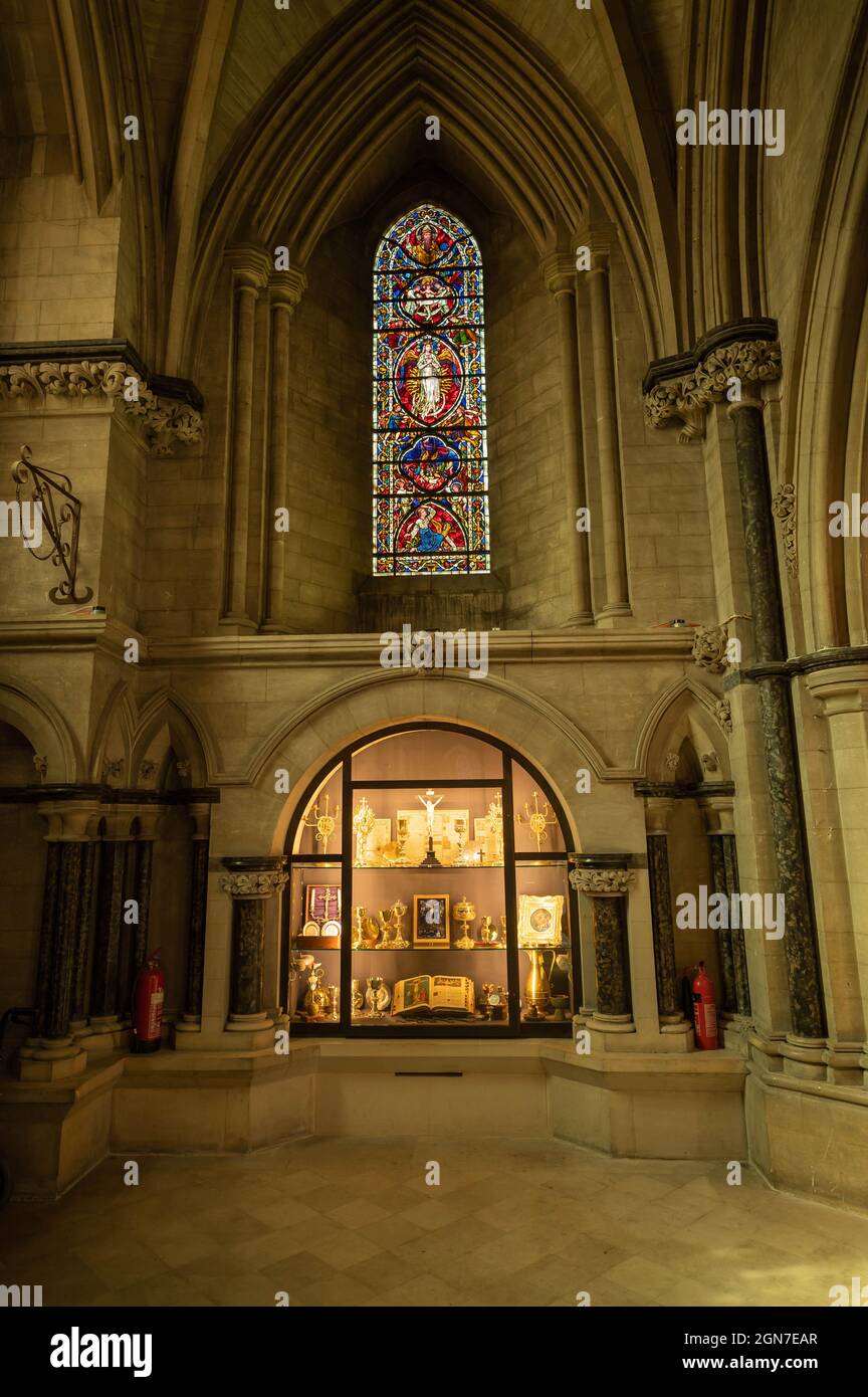 Intérieur de la cathédrale catholique romaine de Saint Jean-Baptiste à norwich Norfolk, angleterre, royaume-uni Banque D'Images