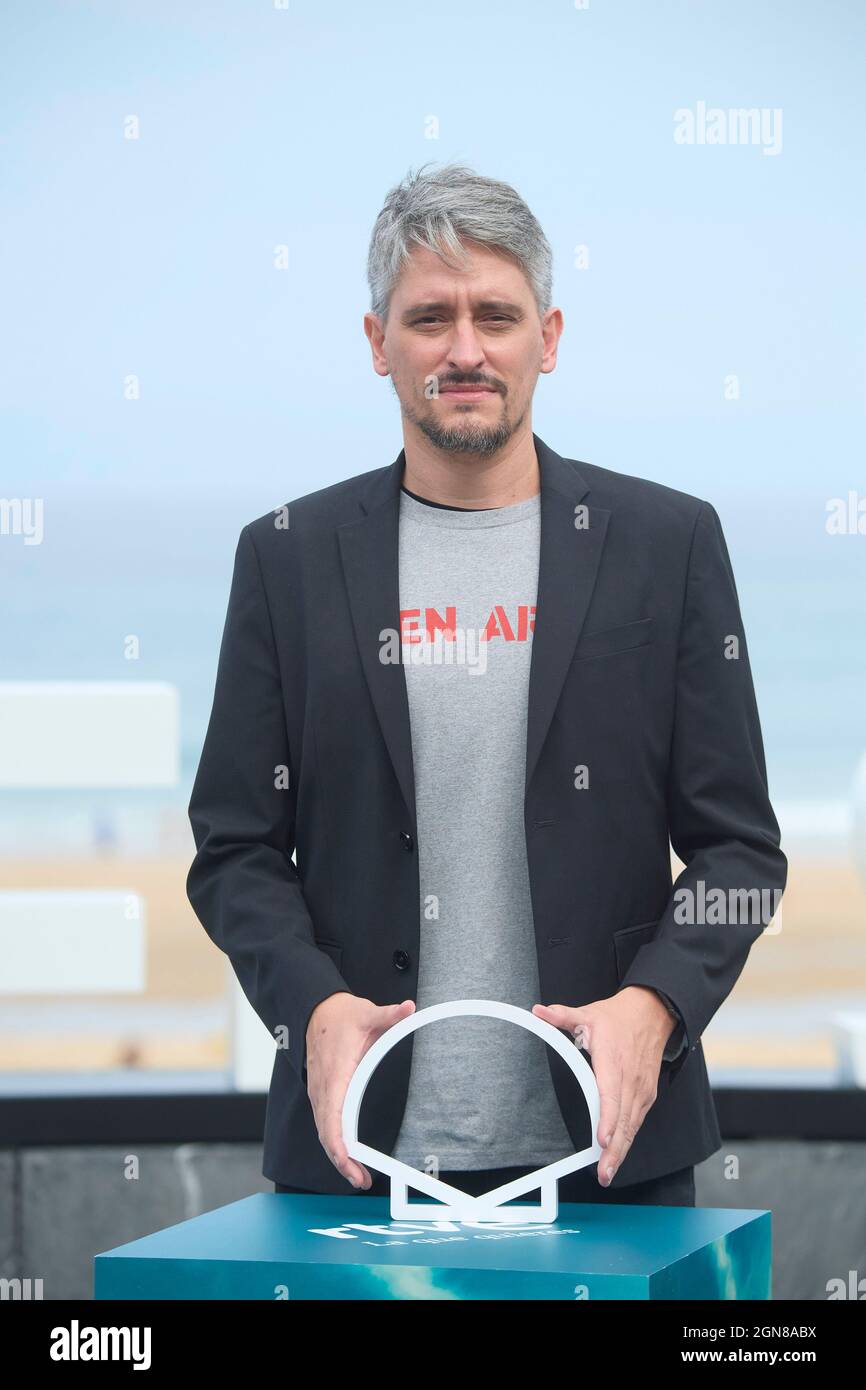 Saint-Sébastien, Espagne. 23 2021 sept: Marel Barrena a assisté à "Méditerranée: Le droit de la mer" Photocall pendant le 69e Festival International du film de San Sebastian au Palais Kursaal le 23 septembre 2021 à Donostia / San Sebastian, Espagne crédit: MPG/Alamy Live News Banque D'Images