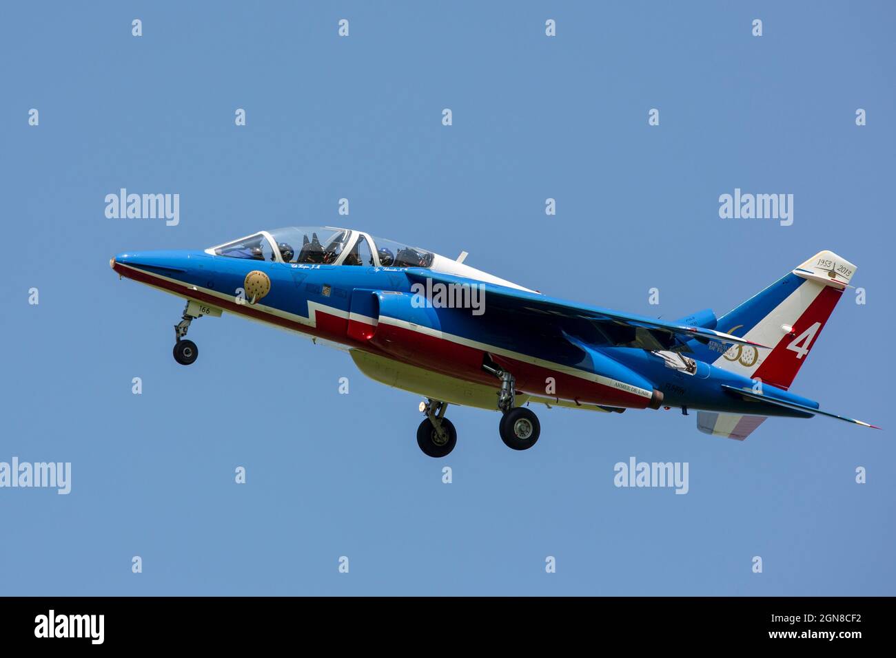 Patrouille de France Alpha Jet Banque D'Images