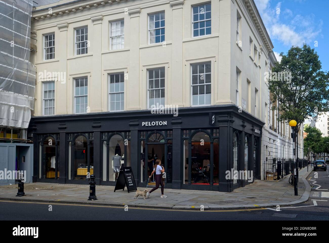 Magasin de peloton, Kings Road, Chelsea, Londres, Angleterre Banque D'Images