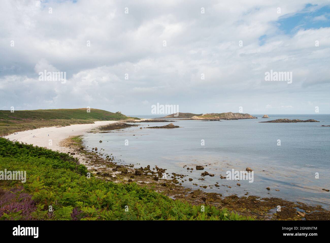 Great Bay, Little Bay et St Martin's Bay, St Martin's, Isles of Scilly Banque D'Images
