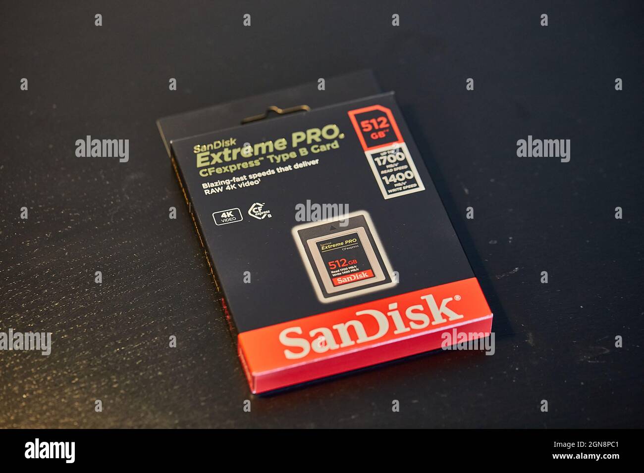 Carte mémoire CFexpress, CF express Banque D'Images