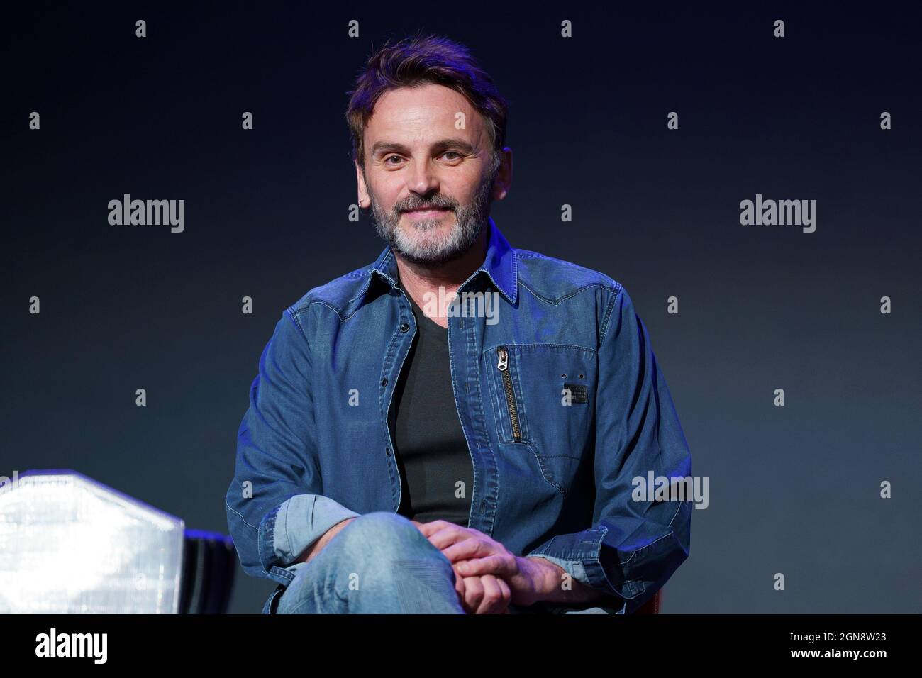 Madrid, Espagne. 23 septembre 2021. L'acteur Fernando Tejero vu lors de la présentation de "brouillage" au Théâtre Maravillas. (Photo par Atilano Garcia/SOPA Images/Sipa USA) crédit: SIPA USA/Alay Live News Banque D'Images