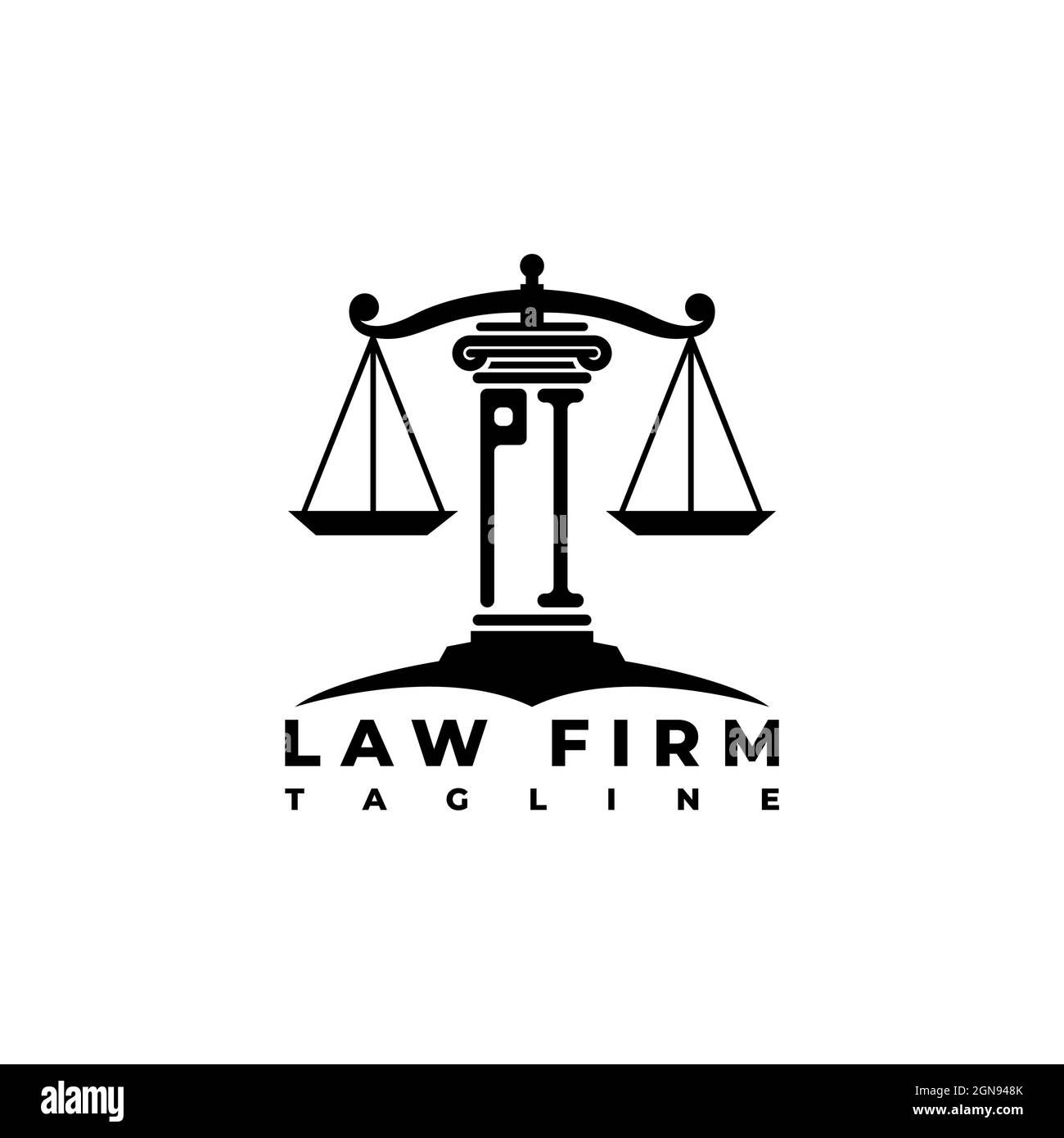 UH Monogram logo lettre Geometric Polygonal lentille arc-en-ciel forme de cercle Illustration de Vecteur