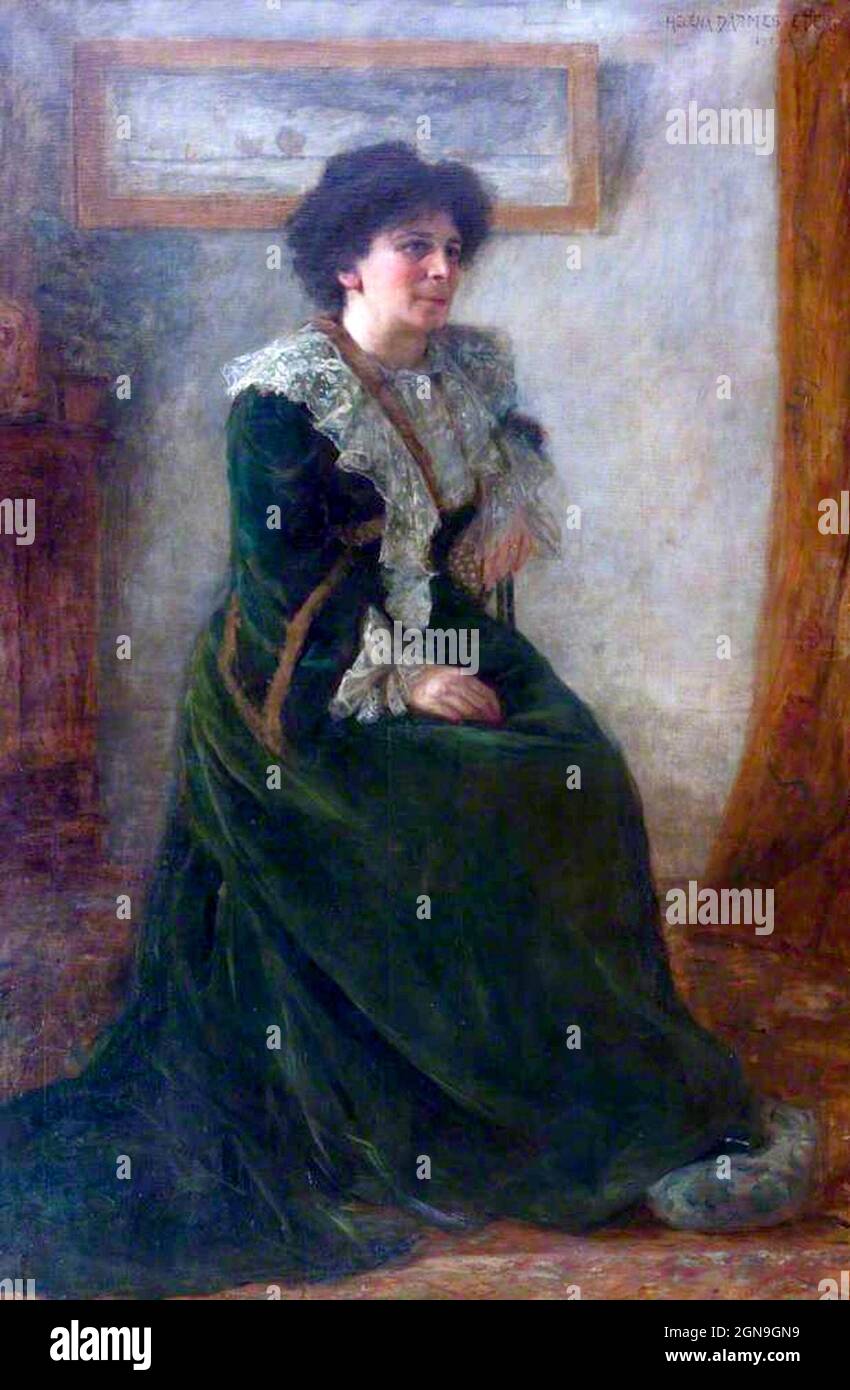 Hertha Ayrton, (1854 - 1923) Sarah Phoebe Marks. Physicien britannique et ingénieur électrique Banque D'Images
