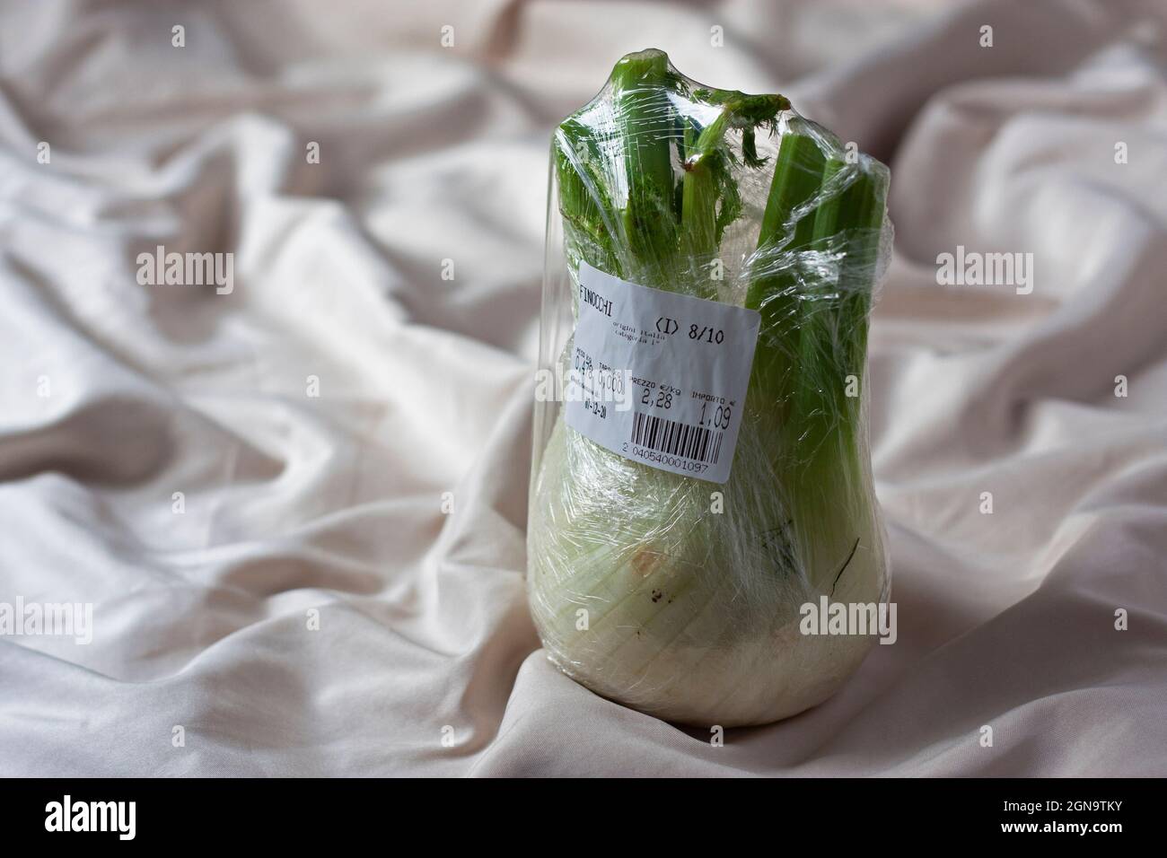 Les légumes en plastique Banque D'Images
