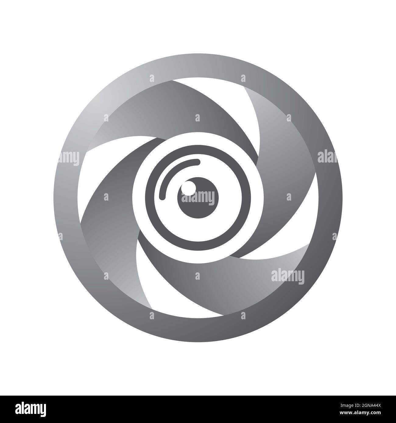 Logo vectoriel de l'icône de l'appareil photo Banque D'Images