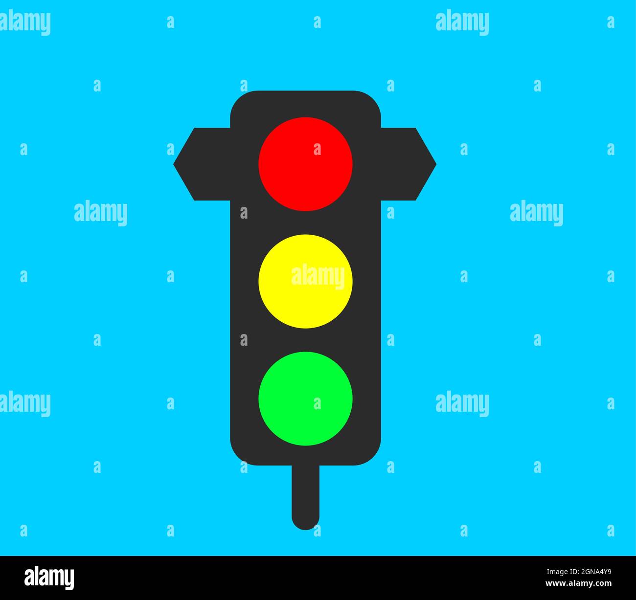 Feux de signalisation Illustration de Vecteur