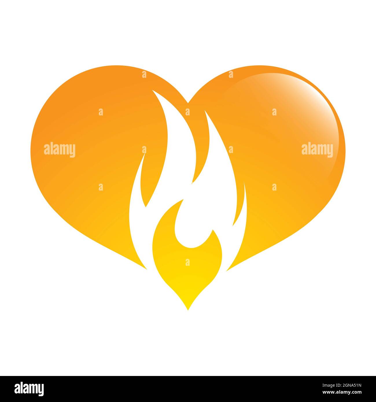 Logo Flame modèle vector Icon design Banque D'Images