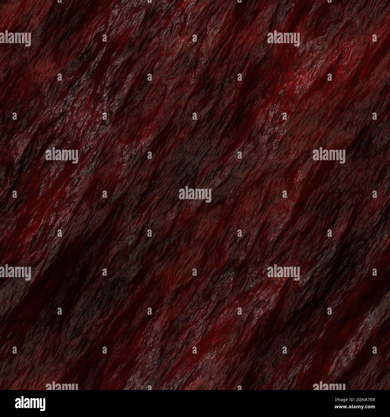 Illustration 3D de texture graveleuse de caillot de sang croustillant Banque D'Images
