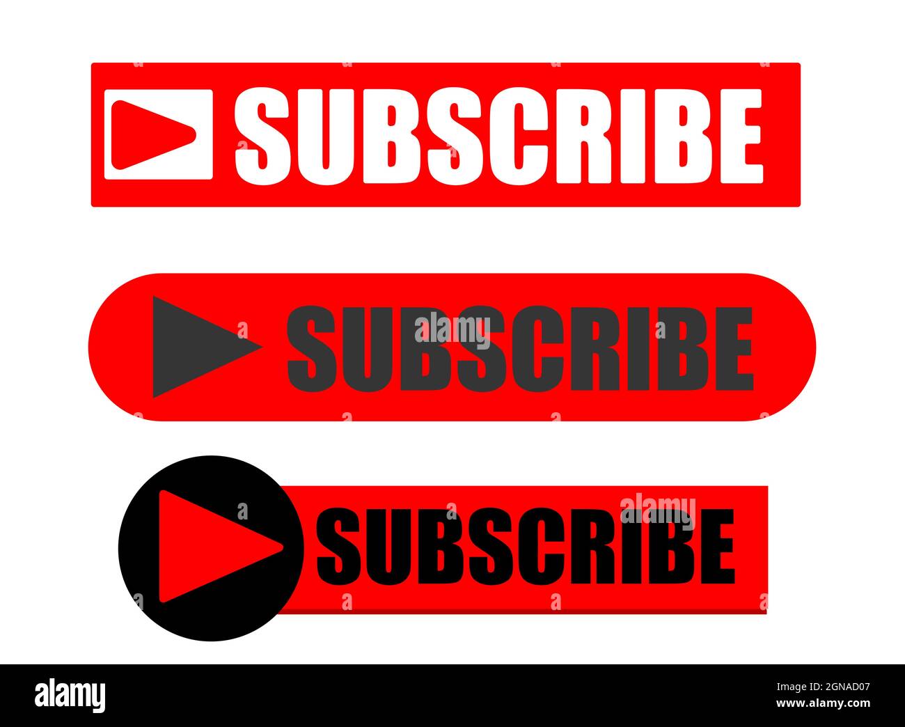 Bouton abonner Vector EPS 10 Illustration de Vecteur