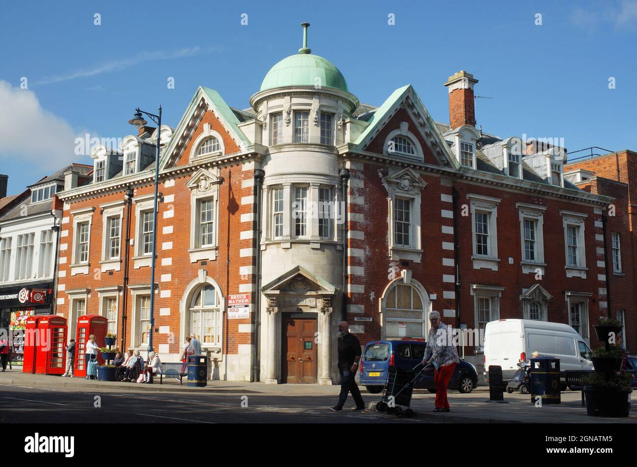 L'ancien bureau de poste sur le large Bargate construit dans le style de la reine Anne et un bâtiment classé en Angleterre Banque D'Images
