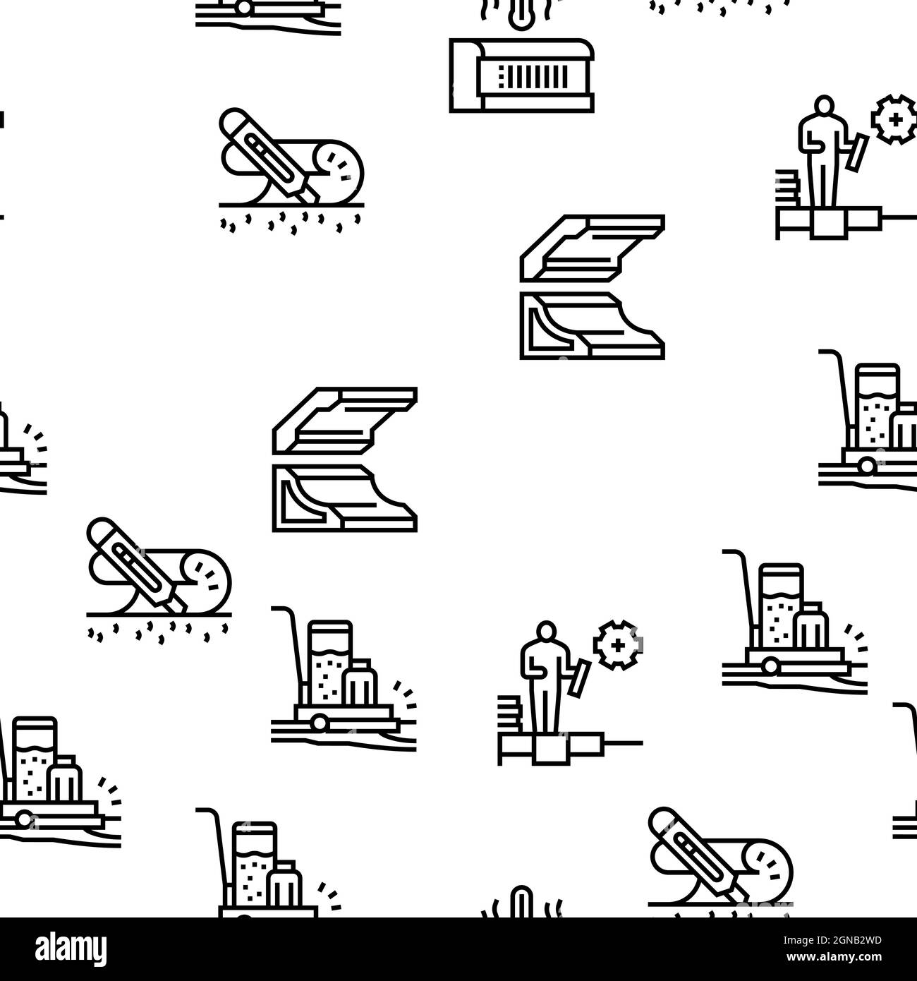 Modèle sans couture Vector pour installation au sol Illustration de Vecteur