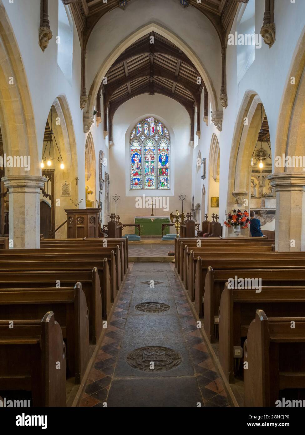 Église Sainte-Marie, Baconsthorpe, Norfolk Banque D'Images