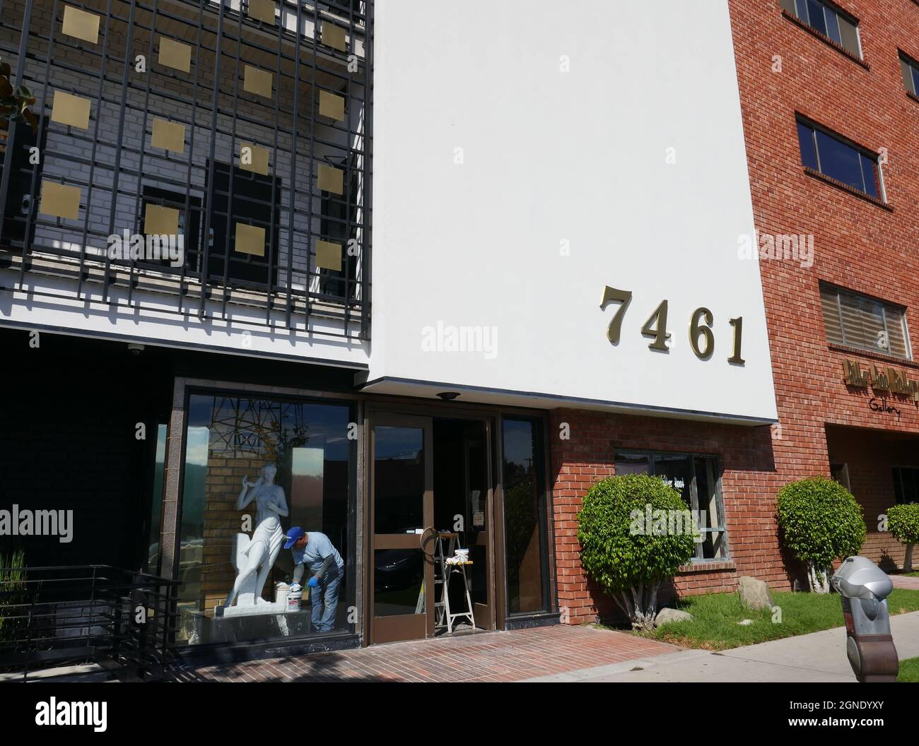 Los Angeles, Californie, États-Unis 22 septembre 2021 Une vue générale de l'atmosphère de l'Entertainer Liberace and Love Scott Thorson ancien domicile/résidence au 7461 Beverly Blvd le 22 septembre 2021 à Los Angeles, Californie, États-Unis. Photo par Barry King/Alay stock photo Banque D'Images