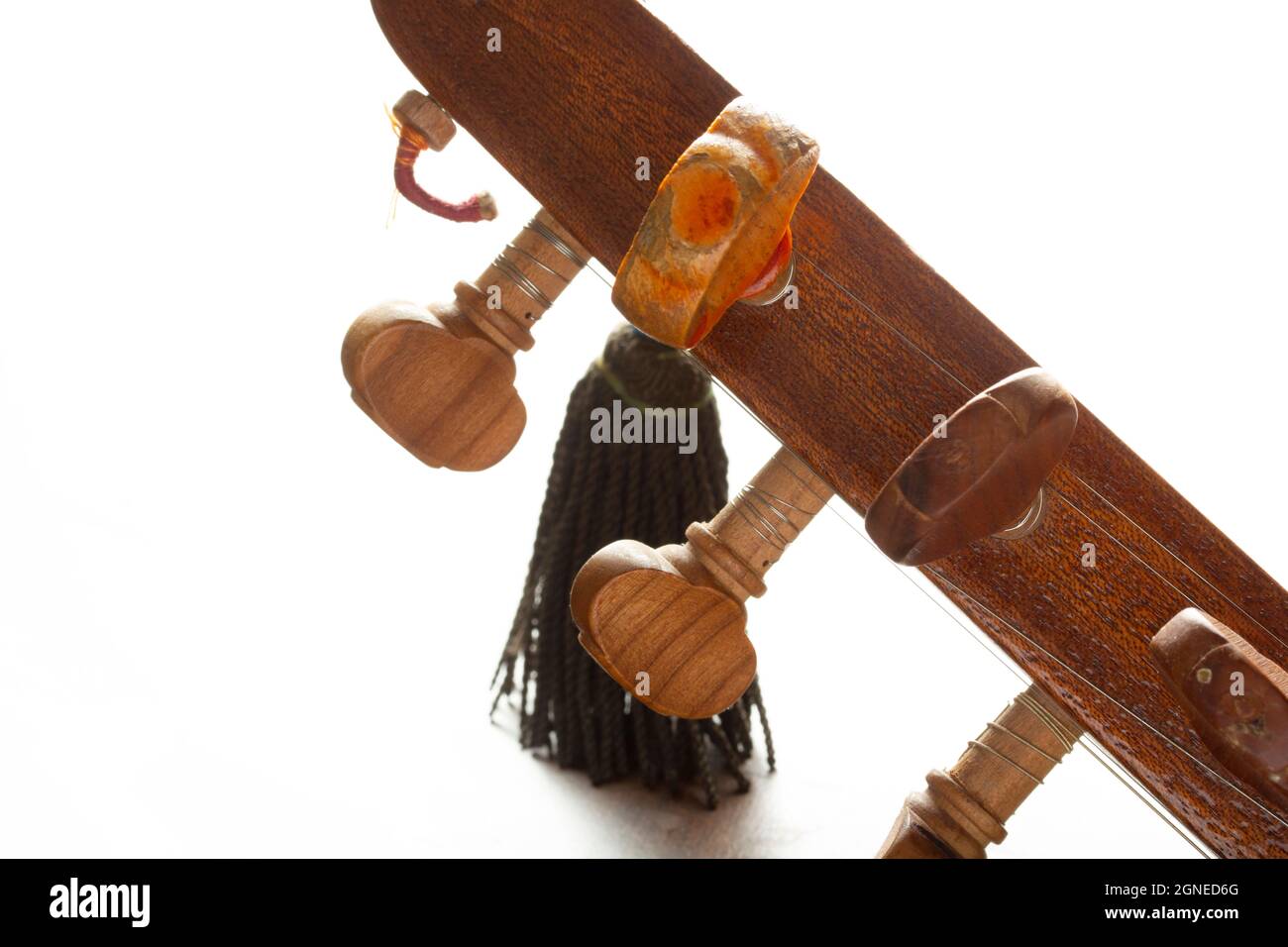 Saz baglama instrument de musique turc. Musique ethnique Anatolie. Banque D'Images