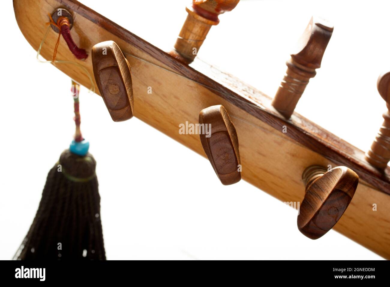 Saz baglama instrument de musique turc. Musique ethnique Anatolie. Banque D'Images