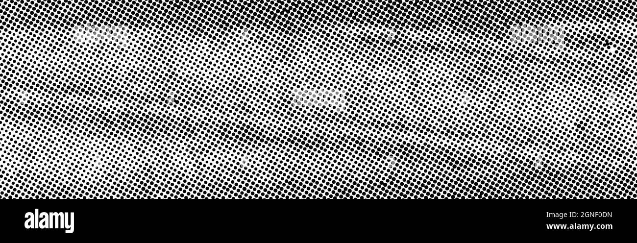 Arrière-plan en pointillés gris noir. Élément de design tendance et sale. Cercles tachetés. Texture des points de superposition. Style salopant Illustration de Vecteur