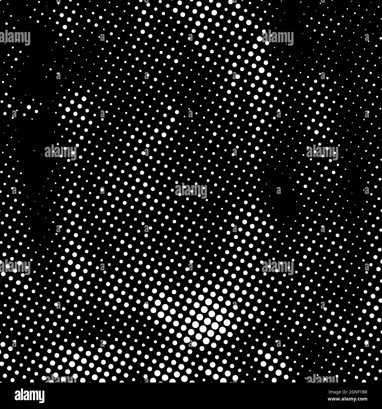 Grunge l'arrière-plan en pointillés demi-tons. Élément de design tendance et sale. Cercles tachetés. Texture des points de superposition. Style salopant Illustration de Vecteur