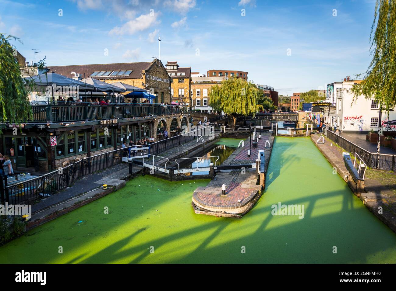 Camden Lock, centre de la mode et de la musique alternatives, Camden Town, Londres, Angleterre, Royaume-Uni Banque D'Images
