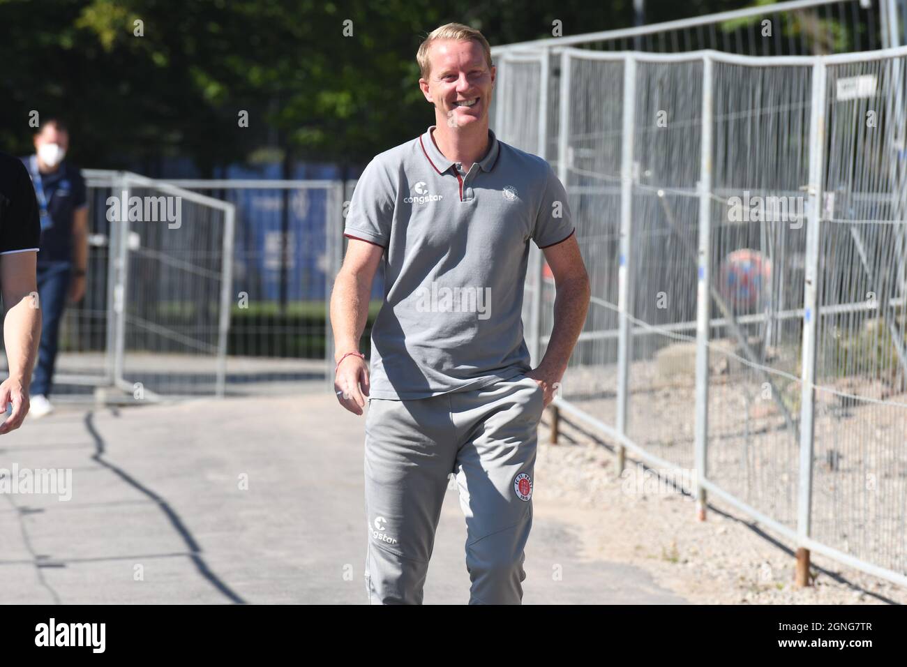 Le KSC perd contre le FC St pauli le 25 septembre 2021 à Wildparkstadion karlsruhe deuxième club de ligue karlsruher SC Banque D'Images